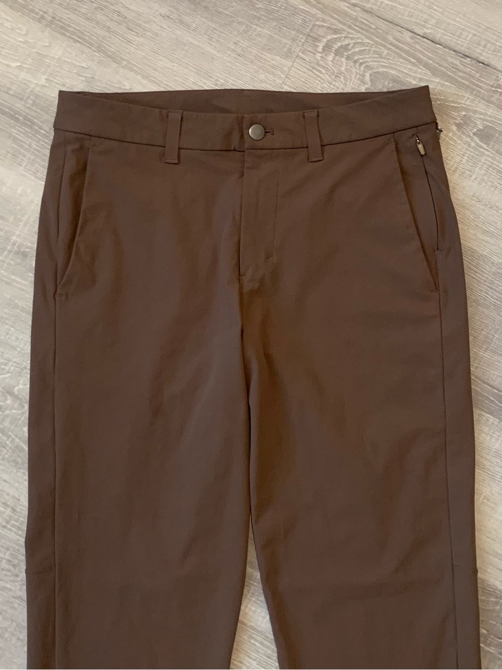 Lululemon Commission Slim-Fit ABC Pants Warpstreme™ Mocha Brown Men's 31 x 29 - Picture 5 of 7